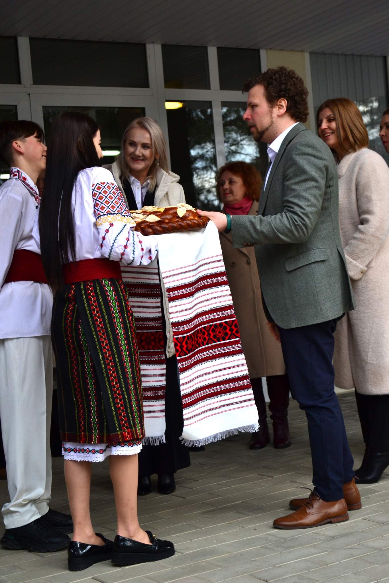 Deschiderea stației fotovoltaice din instituție, alături de Dan Perciun, ministrul Educației și Cercetării și Fundația Eberhard-Schöck, Germania
